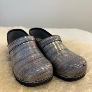 ✨DANSKO LT Holographic Clogs Size EU 38✨